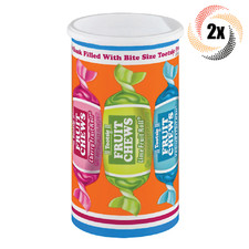 2x Banks Tootsie Roll Assorted Flavor Bite Size Fruit Chews Candy  4oz