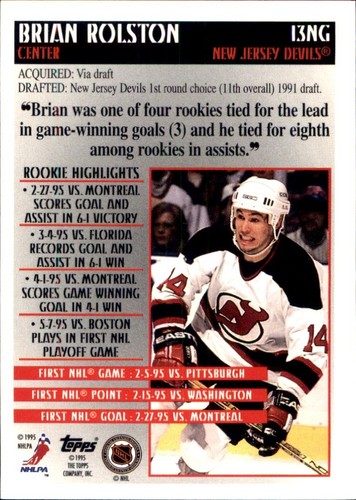 1995-96 Topps đ„
INSERTS đ„
VOUS CHOISISSEZ VOS FAVORIS đ NHL HOCKEY đ„
Cartes - Photo 28 sur 96
