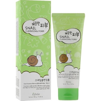 esfolio - Pure Skin Snail Cleansing Foam 150g