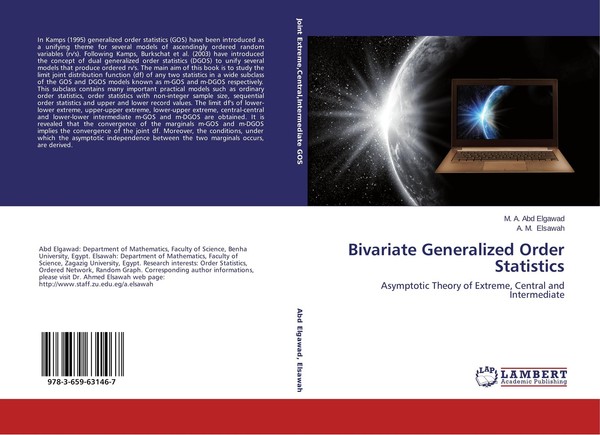 Bivariate Generalized Order Statistics M. A. Abd Elgawad-image