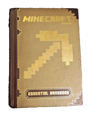 Minecraft Essential Handbook Guide Mojang Hardcover Book Video Game Instruction