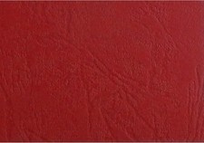 Image of GBC CE040031 A4 Leather Grain Binding Covers 250gsm - Red