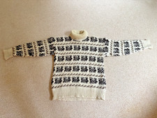 Vintage 80s Les Knit Men's XL 100 Pure Wool Pullover Sweater Iceland