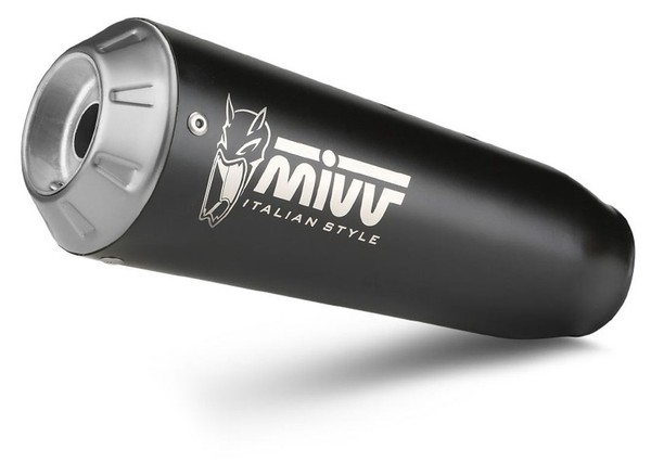 E.011.LC4B - Auspufftopf Mivv X-M1 Schwarz Benelli Leoncino 800 Trail (22-23)-image