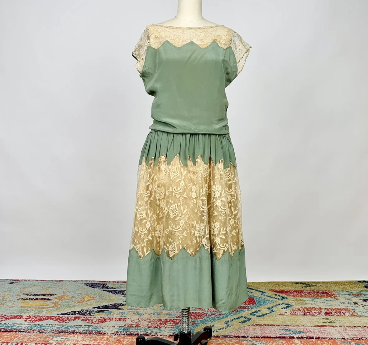 green emerald velvet dress US Warehouse] Dark Green 1920s Sequined Flapper Dress main image 0