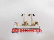 Märklin H0 00 AC 2x Guss Bogenlampe Lampe Leuchte 120 mm 448/1 448/2 #EE718-0,5