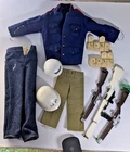 dlc7 ~ Vintage GI Joe Adventure Sailor Marine Dress Clothing Guns Mixed Lot