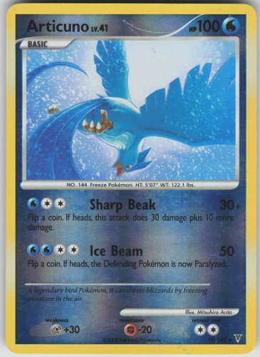 Pokemon TCG Articuno () Rare Reverse Holo Supreme Victors 16