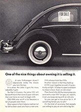 1964 Volkswagen: One of the Nice Things About Owning It Vintage Print Ad