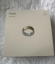 Genuine OURA Ring Gen 4 - GOLD - Size 6. New Sealed.Brand New Smart Ring