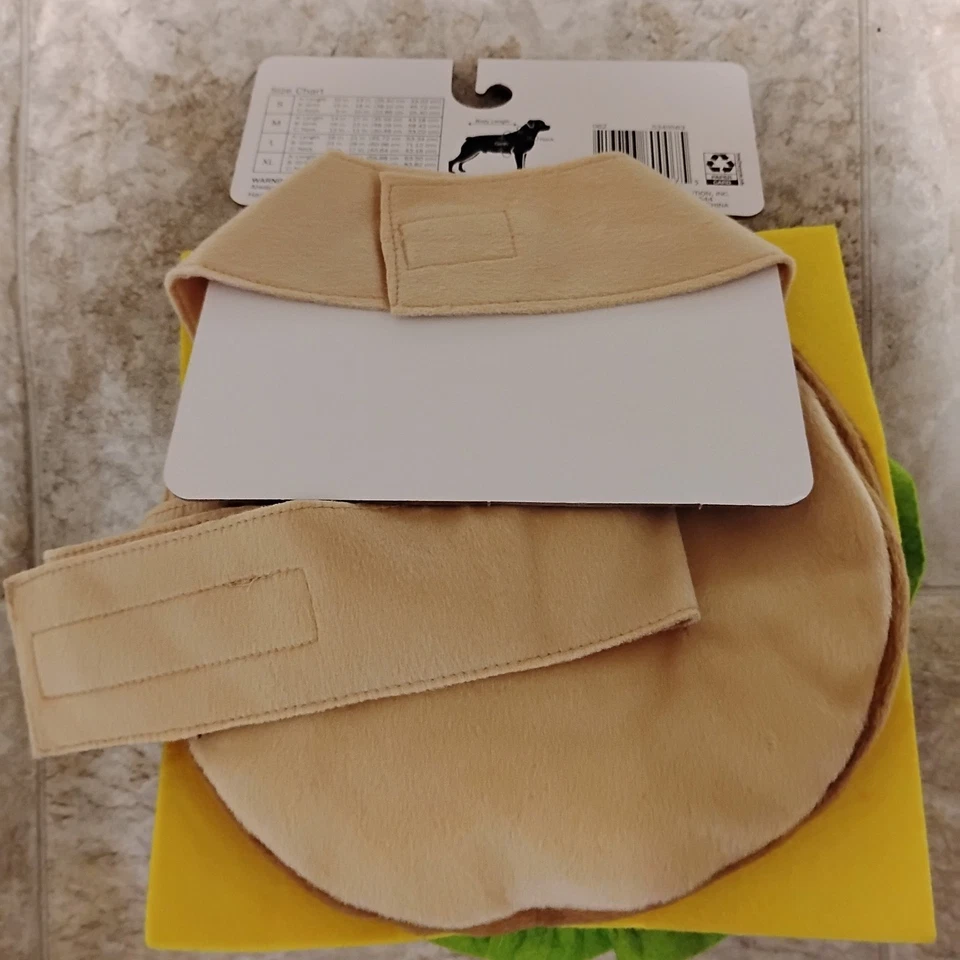 Disfraz de Peluche Hamburguesa con Queso Perro Grande Mascota Halloween - Talla S - NUEVO NUEVO CON ETIQUETAS Foto 3 de 4