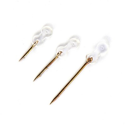 12PCS Bait Carp Fishing Hook Bait Sting Boilies Pin with Corn Ronnie Hair Ri.$g_