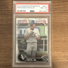 2016 Bowman Prospects Fernando Tatis Jr. #BP17 Rookie Insert PSA 8 Baseball Card