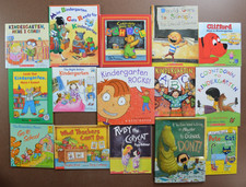 Lot 15 HBPB Picture Books about Starting Kindergarten School Teacher Parent L1