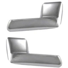 Interior Door Handle For 2003-2006 Ford Expedition Set of 2 Chrome Plastic