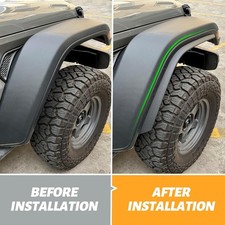 4Pcs Fender Flares Extension Kit for 20-26 Je...
