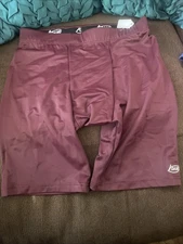 Adams Compression Shorts Size Medium Men’s Maroon