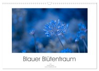 "Calendar 2027 · US Version · Blue Flower Dream (Wall Calendar 2027 17\" × 12\" Lan"