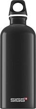 (TG. 0,6l) Sigg Traveller, Borraccia d'Acqua Unisex - Adulto, Nero, 0.6 L - NUOV