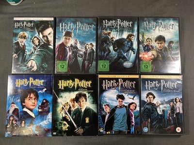 Harry Potter Komplettbox 1 8 Daniel Radcliffe Emma Watson  DVD gebraucht  11