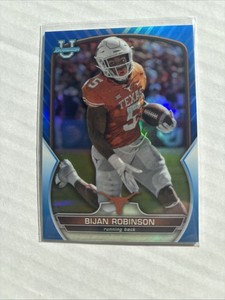 2022 Bowman U Chrome Blue Refractor /199 Bijan Robinson #70