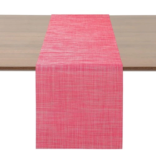 Washable Table Runner Roll Decorations – 12" x 72" Red