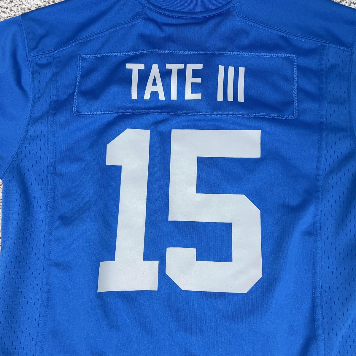 Detroit Lions Jersey Boys Youth Large Blue NFL Football Nike 