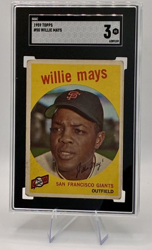 Willie Mays - 1959 Topps #50 - HOF -  SGC 3 - Giants