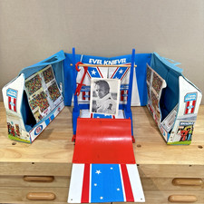 Product Image: Evel Knievel Stunt Stadium Ideal 1974 Show Set Ramp Sky Hook Mat Pole Stanchions