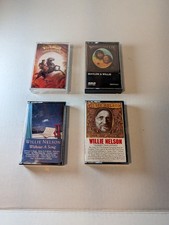 Willie Nelson Cassette Tapes 4 Good Condition