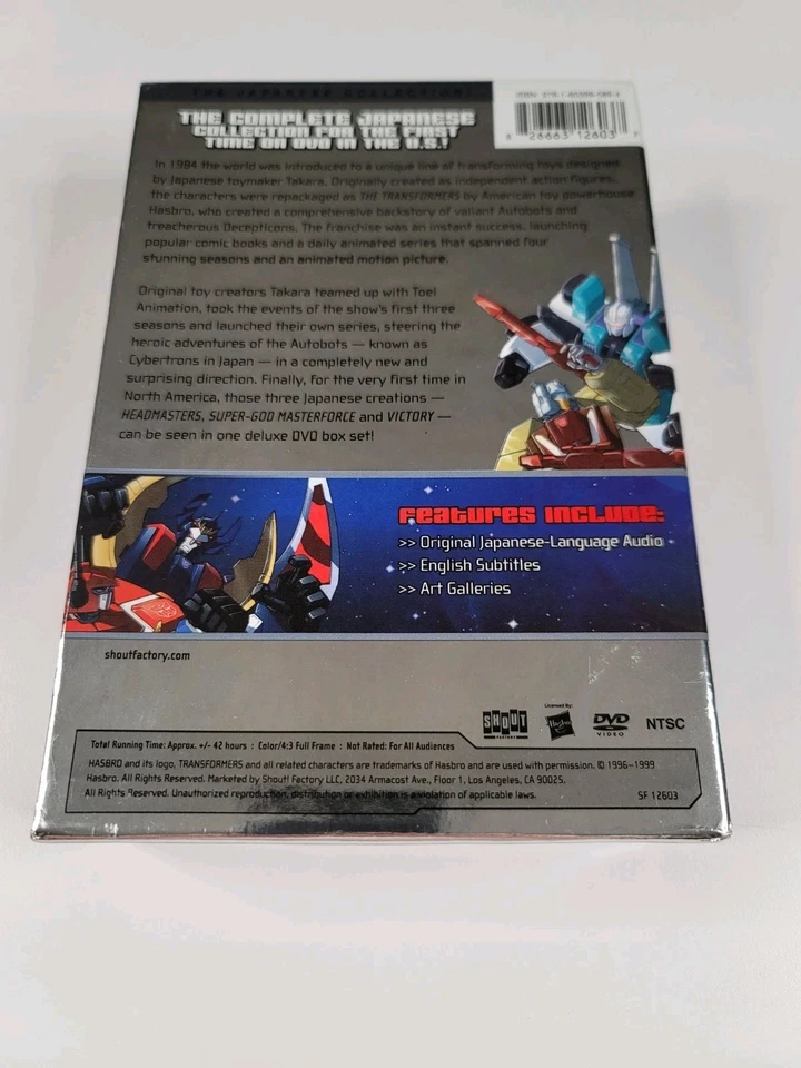 Transformers: The Japanese Collection OOP Rare (DVD 13-Disc 2011) Very Good Read - Image 2 of 4