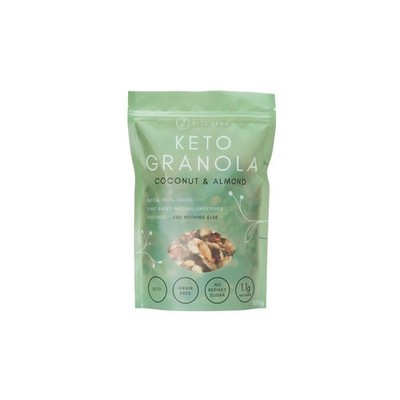 Keto Hana Coconut & Almond (Original Butter) Keto Granola 300g - 2 Pack