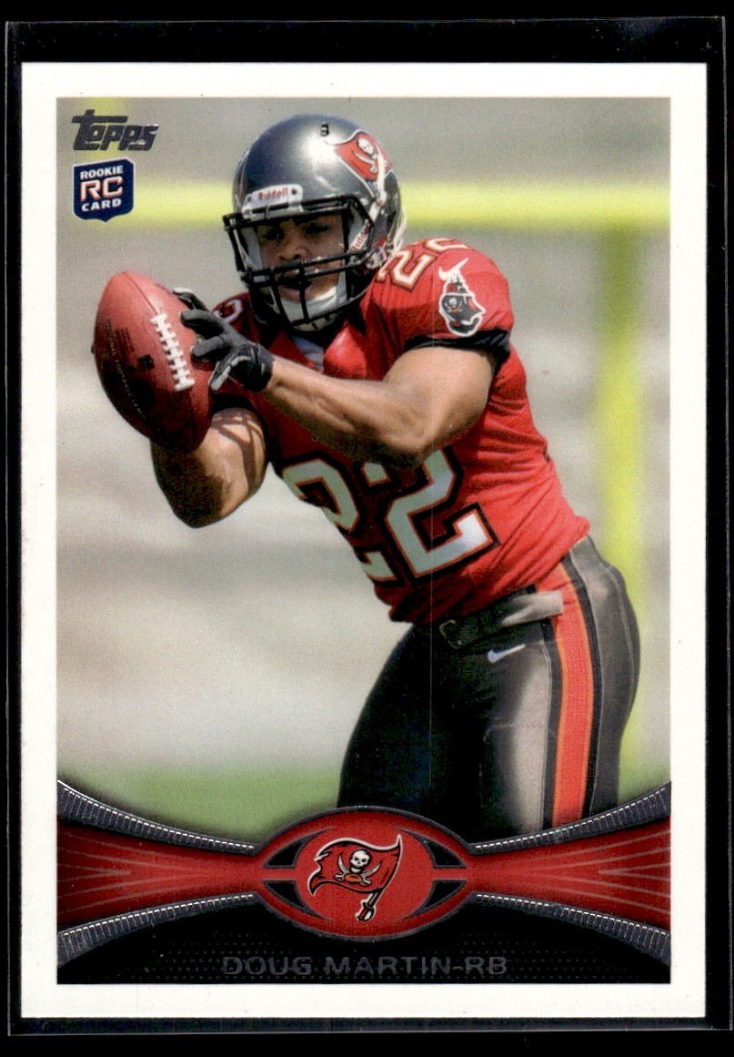 2012 Topps Doug Martin Rookie Tampa Bay Buccaneers #204