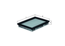 2x Luftfilter MAHLE LX 1266/2x Filtereinsatz für NISSAN JUKE F15 Van ROGUE C13 7