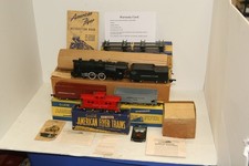 AC Gilbert American Flyer S Gauge Steam Freight Train Set 501T with OB, warranty