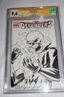 CGC SS 9.6 Defenders 1 2012 Original Comic Sketch Art OOAK Ghost Rider Budiansky