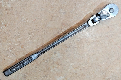#ad Craftsman 3 8quot; Dr. Quik Rel Flex head Ratchet V 42791 Pat. 1967 w Oil Port USA $29.95