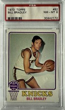 1973 Topps Bill Bradley #82 PSA 8 NM-MT Knicks