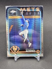 2024 Topps Chrome #233 Brandon Nimmo Prism Refractors