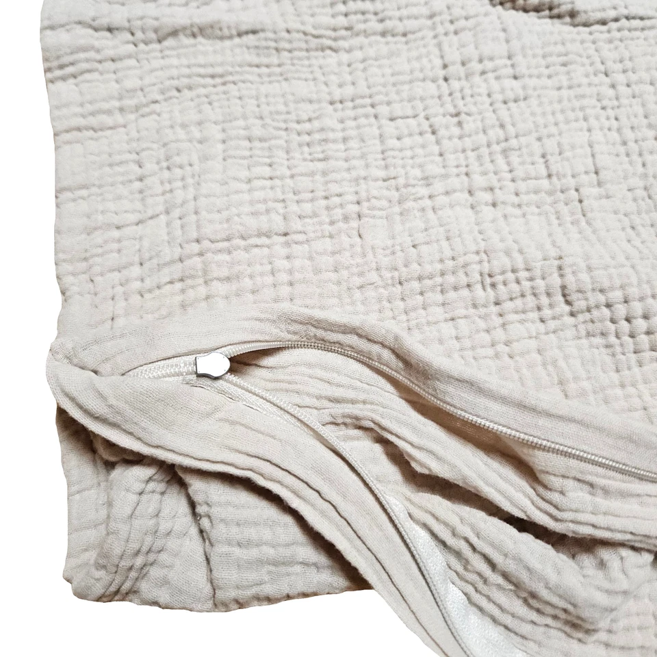 4tlg Musselin Bettwäsche Set 135x200+80x80 Bettbezug Kissenbezug Garnitur Top - Bild 3 von 4