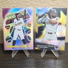 Topps Fernando Tatis Jr. 2 Card Lot San Diego Padres Titans Stars MLB 2022