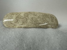 Beige Classic French Hair Barrette Ornament Clip 3" Long