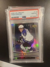 2006-07 Upper Deck Trilogy Anze Kopitar Rookie /999 Los Angeles Kings Psa 10