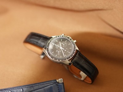 Handmade Omega Watch Strap - Alligator Strap for Omega Watch Omega Leather Band