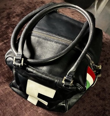 Gilli Cubo Fiat 2004 Oldtimer Würfelform Ledertasche | Limited Ed. Made in Italy