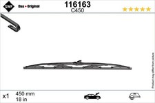 SWF 116163 Wischerblatt Bügelwischer vorne (1Stück) 450mm passt zu: MERCEDES S (