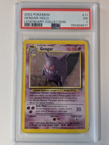 Gengar graded PSA 1 for sale on eBay