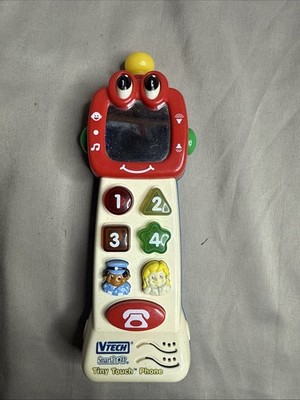 Vintage VTech SmartStart Play Phone Tiny Touch Musical Lights Up Talks Works!