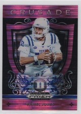 2019 Panini Prizm Draft Crusade Pink Pulsar Prizm Daniel Jones #15 0q3