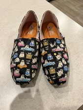 Skechers BOBS By Grumpy Cats Memory Foam Black Fabric Slip On Shoes Flats 9.5